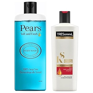 tresemme keratin smooth conditioner 190ml amp pears soft and fresh shower gel 250ml