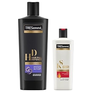 tresemme keratin smooth conditioner 190ml and tresemme hair fall defense shampoo 340ml