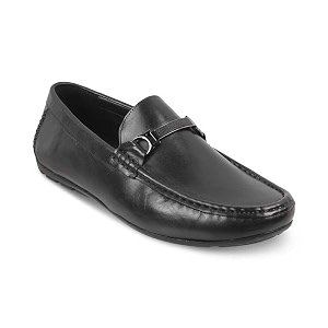 tresmode Casual Leather Loafer for Men