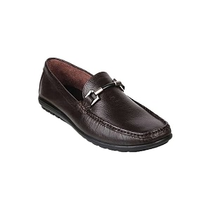 tresmode Casual Leather Loafer for Men