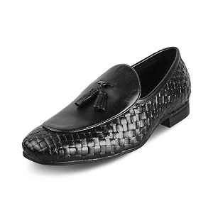 tresmode mens smart casual leather loafers 203-sobhach black mens loafer shoes numeric_7