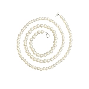 pearl waist chain with toggle clasp