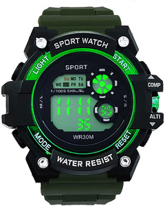 trex water resistance chronograph multi function working strong buid quality digital watch  - for boys new sport digital multi task working led light