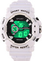 Trex S-Shock Durable Mud Resistance Stop Watch Alarm Unique White Color Digital Watch  - For Men & Women Sport Unique as You White Digital Display LED Light Durable