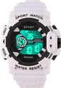 Trex Silicone Belt Strong Built Quality Semi Water & Shock Resistance Wrist Digital Watch  - For Men & Women Sport Unique as You White Digital Display LED Light Durable