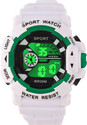 Trex Silicone Belt Strong Built Quality Semi Water & Shock Resistance Wrist Digital Watch  - For Men & Women Sport Unique as You White Digital Display LED Light Durable