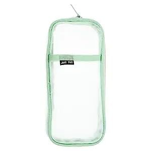 canvas pencil case pencil pouch pen grid pouch with zipper clear stationery bag transparent pencil bag for school aesthetic stationary pouches kids office school supplies green