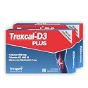 Trexgen TREXCAL-D3 PLUS The Advanced Calcium 500 mg, Vitamin D3 &amp; Boron 3 mg as Glycinate, Advanced Bone, Hair, Skin, Heart, Joint Health Tablets (30 Tablets) (Pack of 2)
