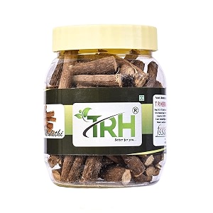 trh mulethi - glycyrrhiza glabra - yashtimadhu - jeshthamadha - licorice root - mulethi liquorice for body skin and hair 200gm