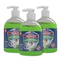 Tri-Activ Germ Protection Handwash Bottle | Hand wash 300ml with Aloevera & Avocado fragrance | Keeps hands soft & moisturized | Protects from 99.9% disease causing germs| Pack of 3 Bottle | 900ml