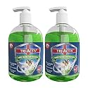 Tri-Activ Germ Protection Handwash Bottle | Hand wash 300ml with Aloevera & Avocado fragrance | Keeps hands soft & moisturized | Protects from 99.9% disease causing germs | Pack of 2 Bottle | 600ml
