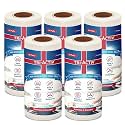Tri-Activ Washable &amp; Reusable Kitchen Towel Roll | 80 Pulls per Roll, 400 Sheets Pack of 5 | Highly Absorbent Kitchen Tissue Roll | Non Woven Fabric | Better alternative to Paper Tissue Roll | White