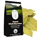 Tribal Trail Organic Bay Leaves Whole | 0.71 oz | USDA Organic & Non-GMO | Ethically Sourced Spices from North India | Recyclable Kraft Bags | Best for Cooking, Seasoning & Infusions