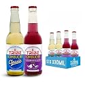 Tribe Kombucha Naturally Sparkling Probiotic Super Drink| Herbs, Spices, Blue Pea Flower &amp; Lavender | Gut Friendly | Gluten free | Immunity Booster | Antioxidant and Hydration | Pack of 18 |330 ML