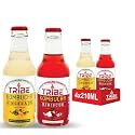 Tribe Kombucha Naturally Sparkling Probiotic Super Drink| Secret Recipes with Ginger,Hibiscus &amp; Lemon | Gut Friendly | Gluten free | Immunity Booster | Antioxidant and Hydration | Pack of 12 |330 ML