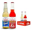 Tribe Kombucha Naturally Sparkling Probiotic Super Drink| Recipes with Herbs, Spices, Hibiscus &amp; Lemon | Gut Friendly | Gluten free | Immunity Booster | Antioxidant and Hydration | Pack of 18 |330 ML