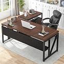 Tribesigns 6334 Executive Deskwith Drawer Cabinet L