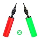 TRIBHU Air Pump for Balloon, Manual Hand Pump, Balloon Blower, Inflator Pump for Latex Foil, Helium Air Balloon, Portable Useful Decoration Tools, Multi Colour(Pack of 2)