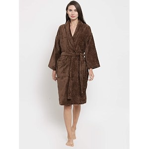 trident classic bathrobe medium english wood
