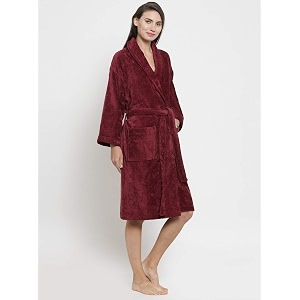 trident classic living 100 cotton shawl collar bathrobe dressing gown super soft absorbent - perfect for gym shower spa hotel robe vacation wine lxl
