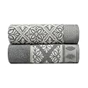 Trident Bath Towels, 100% Cotton, 2 Piece Towel Set, 500 GSM, Highly Absorbent, Super Soft, Bathroom Towels, His &amp; Her Collection-Bow &amp; Arrow