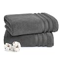 TRIDENT Nectarsoft Hand Towels, 100% Cotton Towels, Zero Twist Yarn, 4 Hand Towel Set, Luxurious Soft, Extra Absorbent, 625 GSM, Plush White