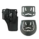Trident Police Duty Holster for Glock 17/19/26/33 Pistol (Combo Pack) (Right Handed)