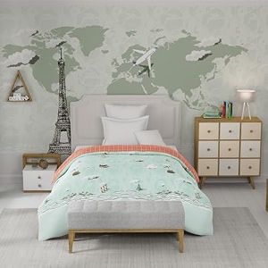 trident single size comforter blanket 144 thread count 100 cotton shell with 150 gsm polyfill single bed comforter blanket junior39s comforter collection-atlas