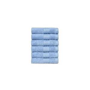 trident soft comfort air rich 100 cotton towel for face 500 gsm highly absorbent towels for menwomen 6pc face towel set 305 cm x 305 cm allure