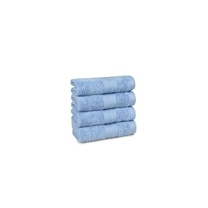 trident soft comfort air rich 100 cotton towel for face 500 gsm highly absorbent towels for menwomen 4pc face towel set 305 cm x 305 cm allure