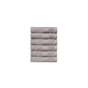 trident soft comfort air rich 100 cotton towel for face 500 gsm highly absorbent towels for menwomen 6pc face towel set 305 cm x 305 cm charcoal