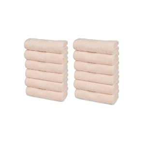 trident soft comfort air rich 100 cotton towel for face 500 gsm highly absorbent towels for menwomen 12pc face towel set 305 cm x 305 cm linen
