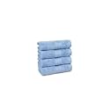 TRIDENT Soft Comfort Air Rich 100% Cotton Towel for Face, 500 GSM Highly Absorbent Towels for Men/Women, 4Pc Face Towel Set (30.5 cm X 30.5 cm), Allure
