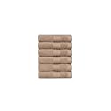 TRIDENT Soft Comfort Air Rich 100% Cotton Towel for Face, 500 GSM Highly Absorbent Towels for Men/Women, 6Pc Face Towel Set (30.5 cm X 30.5 cm), Acorn