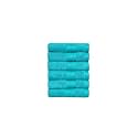 Trident Soft Comfort Air Rich 100% Cotton Towel for Face, 500 GSM Highly Absorbent Towels for Men/Women, 6Pc Face Towel Set (30.5 cm X 30.5 cm), Teal