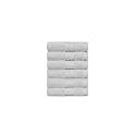 Trident Soft Comfort Air Rich 100% Cotton Towel for Face, 500 GSM Highly Absorbent Towels for Men/Women, 6Pc Face Towel Set (30.5 cm X 30.5 cm), Silver