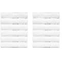 Trident Soft Comfort Air Rich 100% Cotton Towel for Face, 500 GSM Highly Absorbent Towels for Men/Women, 6Pc Face Towel Set (30.5 cm X 30.5 cm), White (Pack of 2)