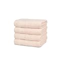 Trident Soft Comfort Air Rich Towel 100% Cotton Hand Towel for Daily use, 500 GSM Highly Absorbent Towels for Men/Women, 4Pc Hand Towel Set (41 cm X 66 cm), Linen