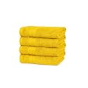 Trident Soft Comfort Air Rich Towel 100% Cotton Hand Towel for Daily use, 500 GSM Highly Absorbent Towels for Men/Women, 4Pc Hand Towel Set (41 cm X 66 cm), Mustard Yellow