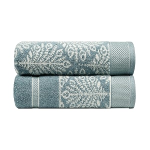 trident towels for bath his and her fashion towel collection 2 piece bath towel set 600 gsm 100 cotton towel towels for menwomen - flair stone