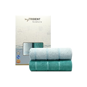 trident towels for bath his and her towel collection 2 piece bath towel set 500 gsm 100 cotton towel towels for menwomen - bow amp arrow
