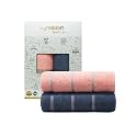 Trident Bath Towels, 100% Cotton, 2 Piece Towel Set, 500 GSM, Highly Absorbent, Super Soft, Bathroom Towels, His &amp; Her Collection-Candy &amp; Floss