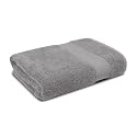 Trident 100% Cotton Towels for Bath | Towels for Bath Large Size | Trident Bath Towel - Soft &amp; Absorbent | 450 GSM | 1 Piece Bath Towel for Men/Women | Urban Comfort | 70 cms x 140 cms - Charcoal