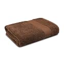 Trident 100% Cotton Towels for Bath | Towels for Bath Large Size | Trident Bath Towel - Soft &amp; Absorbent | 450 GSM | 1 Piece Bath Towel for Men/Women | Urban Comfort | 70 cms x 140 cms - Coconut Shell