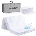 Trifold Pack and Play Mattress 38"x26", Dual Sided Pack N Play Mattresses for Baby Toddler with Waterproof Washable Breathable Cover, Portable Travel Crib Mattress for Playpen