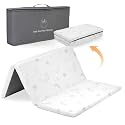 Trifold Pack and Play Mattress for Baby and Toddlers - 38"x26"x1.5", Breathable Pack N Play Mattress, Portable Crib Mattress with Carry Bag, Washable Cover Playpen Mattress for Travel