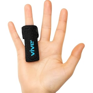 trigger finger splint by vive - support brace for straightening curved bent locked amp stenosing tenosynovitis hands - tendon release amp pain relief