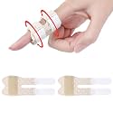 Trigger Thumb Splints, Breathable Finger Splint, Beige 2pcs