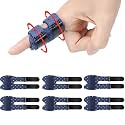 Trigger Thumb Splints, Breathable Finger Splint, Blue 6pcs