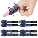Trigger Thumb Splints, Breathable Finger Splint, Blue 4pcs